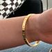 Charm Bracelets High Grade Stainless Steel Zircon Metal Bracelet For Women Niche Retro Personality Simple Versatile Temperament Fashion Jewelry_ipsvogv.com