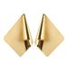 Fashionable Exaggerated Pleated Geometric For Women, With Light Luxury Temperament And A High-end Feel. Silver Needle_ipsvogv.com