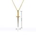 Simple Retro Cross Decorative Sword Necklace Personality Creative Men And Women Temperament Hip Hop Clavicle Necklace_ipsvogv.com