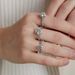Four Claw Inlaid Brilliant Moissanite Ring S925 Silver Full Inlaid Colored Gemstone Engagement Ring_ipsvogv.com