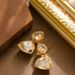 Fashionable Geometric Triangle Zircon E, Women's High-end Feeling, Light Luxury, Small Fragrance, Silver Needle_ipsvogv.com