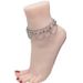 Fashionable Bohemian Summer Beach Gold Wave Chain Tassel Bell Ankle Bracelet Accessories Gift_ipsvogv.com