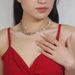 Fashion Cuban Chain Jewelry Special Shaped Pearl Connecting Chain Versatile Women's Necklace Clavicle Chain_ipsvogv.com