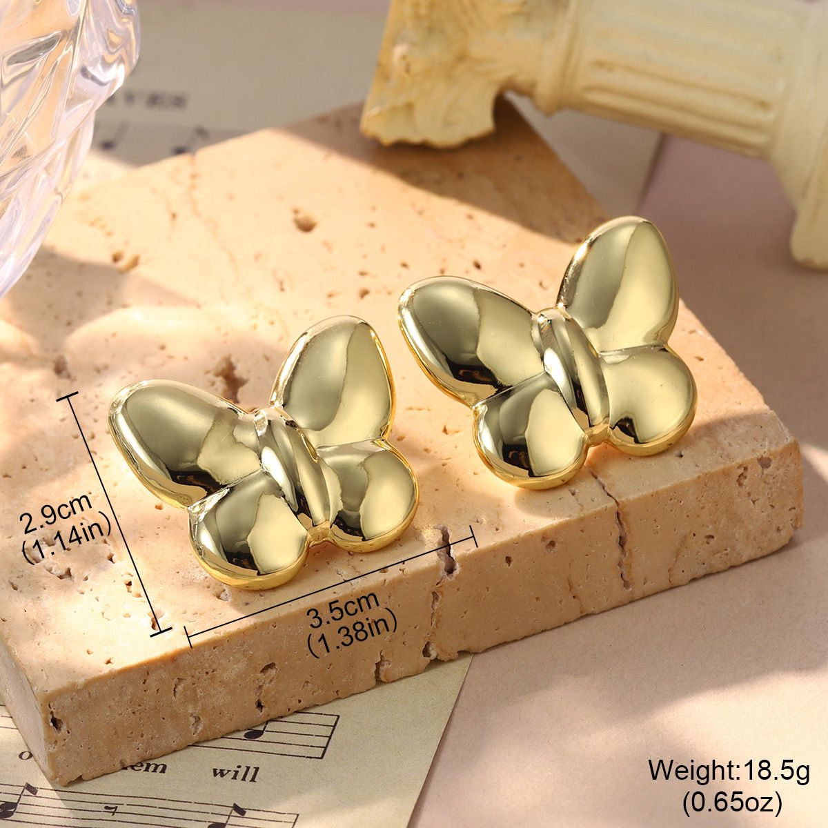 Niche Medieval Geometric Simple Brushed Gold And Silver Earrings Silver Needles High End Non Fading Ins Fashion Earrings New_ipsvogv.com