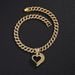 Love Alloy Pendant Hip Hop Personalized Design Cuban Chain Trendy Men's Necklace_ipsvogv.com