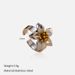 Stainless Steel Flower Ring & Earrings Set - Light Luxury Fashion Jewelry For Women_ipsvogv.com