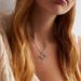 Women's Jewelry S925 Silver Heart Shaped Cross Smart Necklace Beating Heart Clavicle Chain Sweater Chain_ipsvogv.com