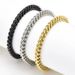 Stainless Round Polished Reversible Bracelet Titanium Steel Dragon Bone Chain Men's Simple Hip-Hop Trendy Jewelry_ipsvogv.com