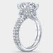 Jewelry Platinum Plated Heart Eight Arrow Simulated Zircon Engagement Ring_ipsvogv.com