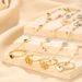 Women’s Jewelry Set Fashion New Product Niche Design Colorful Love Back Bracelet Girls Ring Bracelet Integrated Stainless Steel Gold Plated Bracelet_ipsvogv.com