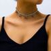 New Fashion Simple Cherry Hip Hop Tennis Rhinestone Choker Necklace For Women_ipsvogv.com