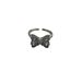 Light Luxury High-end Zircon Love Bow Series Ins Style Niche Design Personalized Open Index Finger Ring_ipsvogv.com