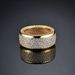 Big Finger Ring, Hip-hop Copper Micro Inlaid Zircon, Classic Versatile Cylindrical Ring For Men And Women_ipsvogv.com