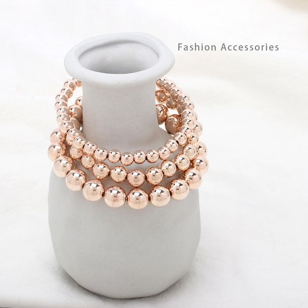 Ig Simple Style Alloy Beaded Unisex Bracelets_ipsvogv.com