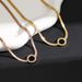 Light Luxury and Simple Titanium Steel Necklace for Women Roman Pendant, Collar Chain, Small and High end, Versatile Ins_ipsvogv.com