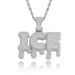 Pendants & Charms Hip Hop New Water Drop English Letter Pendant Electroplated Real Gold Full Zircon Personality Letter Versatile Necklace_ipsvogv.com