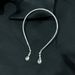 Diamond headband female simple high end headband fashionable and versatile water drop pendant headdress_ipsvogv.com