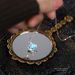 Forest Versatile Temperament Ginkgo Leaf Necklace Women's S Pure Silver Fai Style Fantasy Stone Collarbone Chain_ipsvogv.com