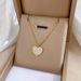 【 Full Body Titanium Steel 】 Light Luxury Heart, Extremely Simple Wind Furnace, Real Gold Necklace, Women's Instagram,_ipsvogv.com