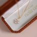 Freshwater Pearl For Women With A High-end Feel, Light Luxury Collarbone Chain, Four Leaf Clover Pendant, Niche Design,_ipsvogv.com