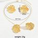 Design a niche pastoral style pleated lotus leaf necklace ring set with personalized versatile earrings and jewelry_ipsvogv.com