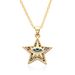 Women’s Jewelry Set Fashion Hot Selling Jewelry Clavicle Chain Colored Zircon Eye Pendant Devil Eye Necklace_ipsvogv.com