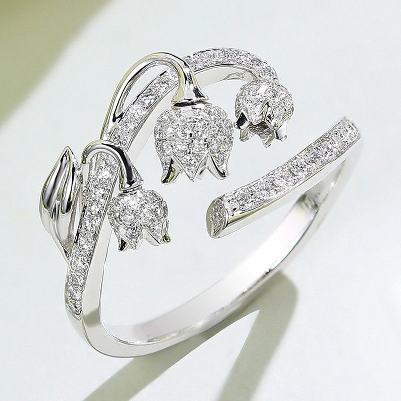 Cao Shi's New Rose Bud 3D Open With Light Luxury, Exquisite And Beautiful Design, Adjustable Precision Design Ring_ipsvogv.com