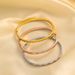 Jewelry Hot Selling, Fashionable Temperament, Stainless Steel Simple And High-end Feeling Inlaid With Zircon Bracelet_ipsvogv.com