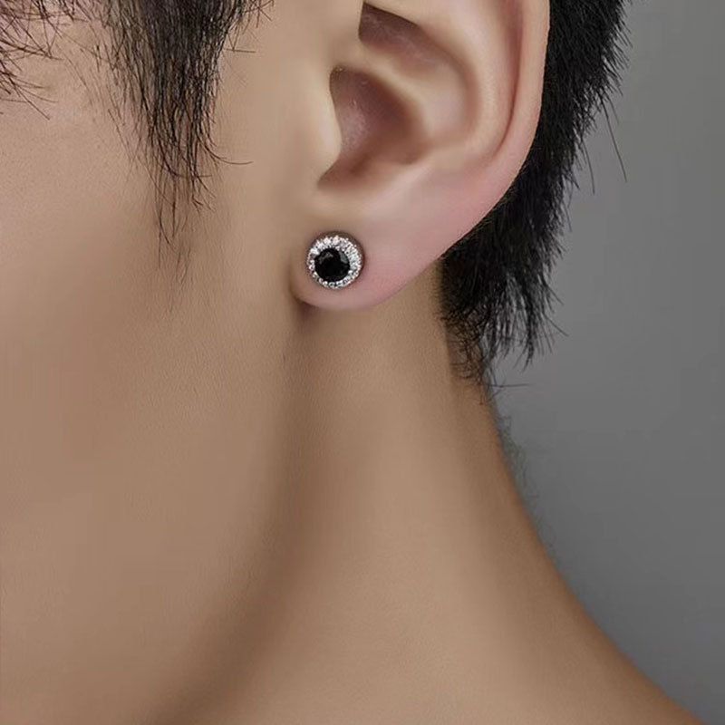 Magnetic earrings for men's trendy ear clips without ear holes for women's magnetic suction earrings_ipsvogv.com