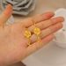 Fashionable Vietnamese Gold For Women With Brass Plated Commuting Bow Tassel Earrings Accessories_ipsvogv.com