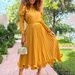Women's Clothing women's autumn puff sleeve top pleated skirt two piece suit_ipsvogv.com
