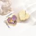 Women’s Jewelry Set Fashion Simple And Fresh Pastoral Style Women's Rose Earrings Niche Heart Shaped Oil Drop Design High End Earrings_ipsvogv.com