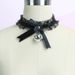 Lace Choker With Small Bell, Sexy And Elegant Collarbone Chain, Pure Desire Style Maid Neckband Pendant_ipsvogv.com