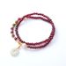 Natural Garnet Safety Clasp Elastic Bracelet Pink Tourmaline Gift Net Red Same Style_ipsvogv.com