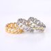 Cao Shi's Hot Selling Copper Plated Dual Color Chain Ring Men's Fashion Punk Jewelry_ipsvogv.com