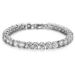 Chenyu Rhinestone Men's Hip-Hop 1 Row Inlaid Diamond Bracelet_ipsvogv.com