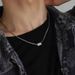 New Necklace For Men, Simple Niche, Snake Bone Chain, Personalized And Trendy, Versatile Design, High-end Accessories,_ipsvogv.com