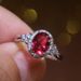 New recommendation classic temperament red ring micro set zircon fashion lady ring_ipsvogv.com