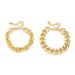 Alloy Jewelry Geometric Thick Set Bracelet For Women Hip Hop Trendy Cool Metal Aluminum Chain_ipsvogv.com