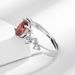Live Streaming Hot Selling Pomegranate Red Zircon For Women With Adjustable Opening Index Finger Ring, Light Luxury And_ipsvogv.com