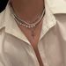 Multi-layer Pearl High-end Collarbone Chain Men's Necklace Women's Niche Design Neck Chain European And American Hip-hop Couple Sweater Chain_ipsvogv.com