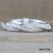 Cao Shi's New Fashion Twisted Rope Fried Dough Twists Women's Copper Plated White Gold Micro Set Zircon Tail Ring_ipsvogv.com