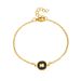 304 Stainless Steel Bear Bracelet With Pockmarks And Diamonds Simple Oval Diamond Women's Bracelet_ipsvogv.com