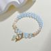 Sea Blue Jade Pearl Dolphin Fresh Japanese And Korean Minimally Popular Fashion Women's Bracelet New_ipsvogv.com