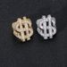 Men's Jewelry Hip Hop Jewelry Full Zircon Ring Hollow Dollar Symbol Hip Hop Trendy Personality Men's Ring_ipsvogv.com
