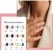 Women's Jewelry Three-dimensional Birthstone Pendant Necklace Twelve Zodiac Signs Colored Water Diamond Stainless Steel Gold-plated Necklace_ipsvogv.com