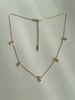 Real Gold Electroplated Micro Inlaid Zircon Pendant Necklace Jewelry Set_ipsvogv.com