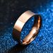 Titanium Steel For Men, 8mm Smooth Plain Ring, Simple Couple Ring Accessory_ipsvogv.com