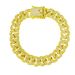 Hip Hop Pet Collar Cuban Dog Chain Full Diamond Necklace Buckle Gold Silver_ipsvogv.com