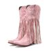 Women's Shoes tassel boots retro western cowboy boots 34 43 size retro women's shoes can be sent on behalf of_ipsvogv.com
